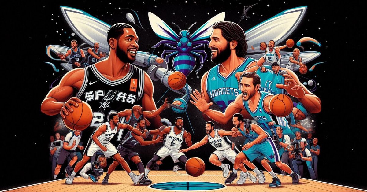 San Antonio Spurs vs Charlotte Hornets Timeline