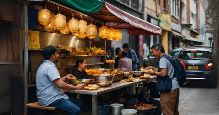 chinatown hawker leftovers consumption