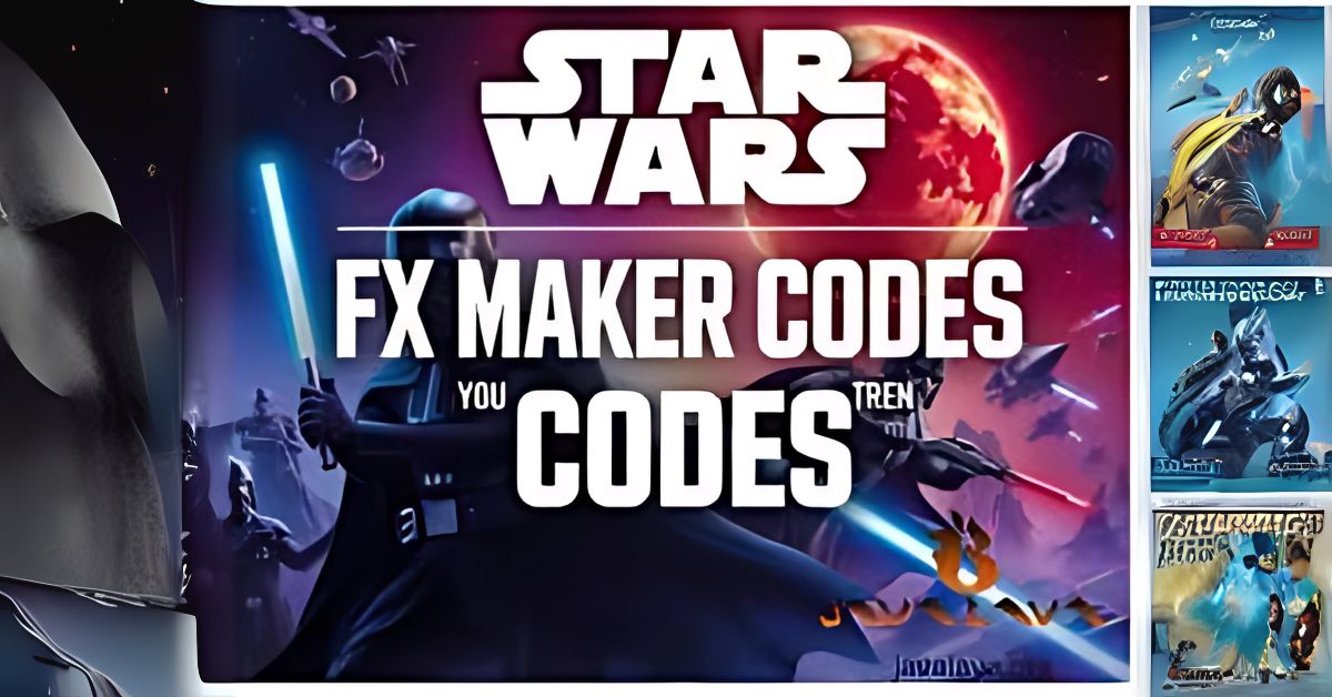 star wars movie fx maker codes